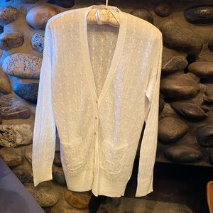 J Crew 100% linen cardigan